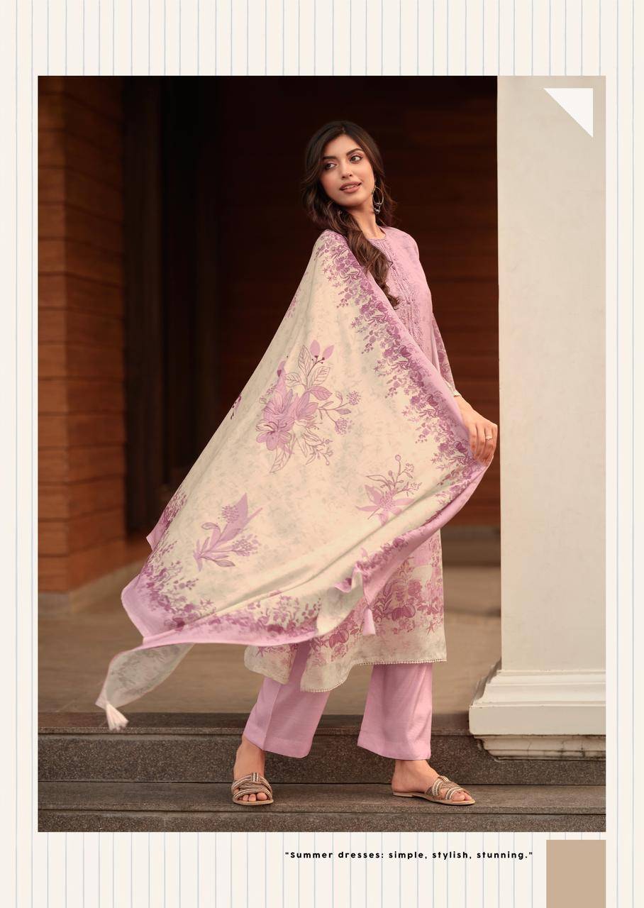 SAFIRA By SANNA Fashion 11149 TO 11154 series Beautiful Festive Suits Stylish PURE HAMP LINEN PRINTED Dresses At Wholesale Price